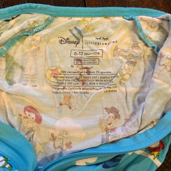 Little Sleepies Bamboo Disney Pixar Bundle - Picture 8 of 12